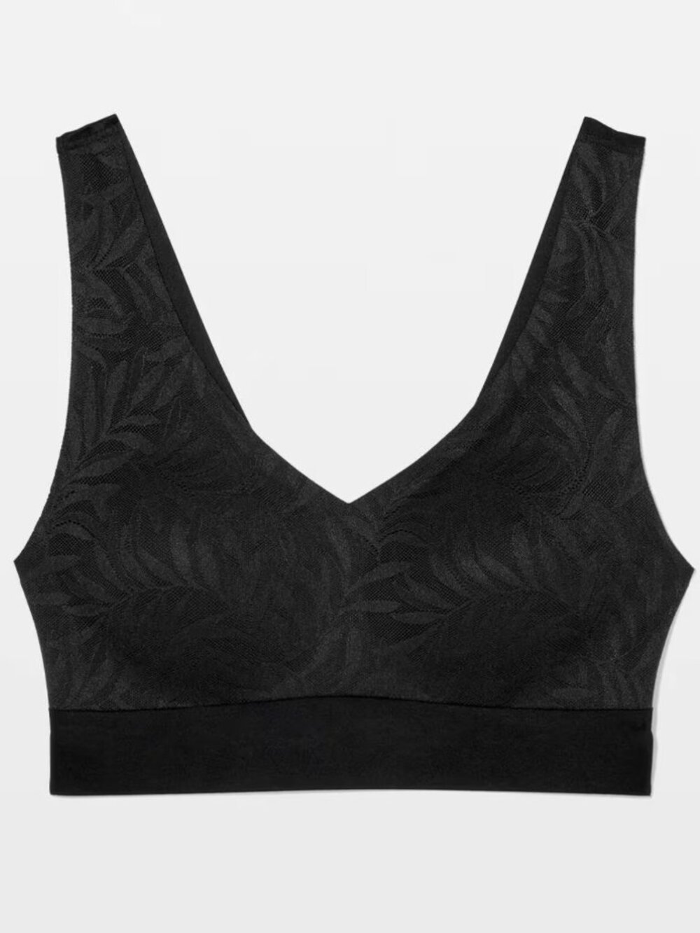 Soma Enbliss Lace Bralette Black Size XXL NWT Removable Pads - Picture 2 of 11